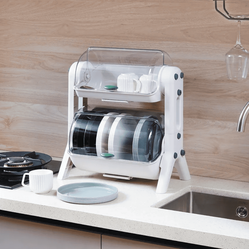 main image for 7 Model Rak Piring Minimalis Terbaru untuk Dapur Sempit