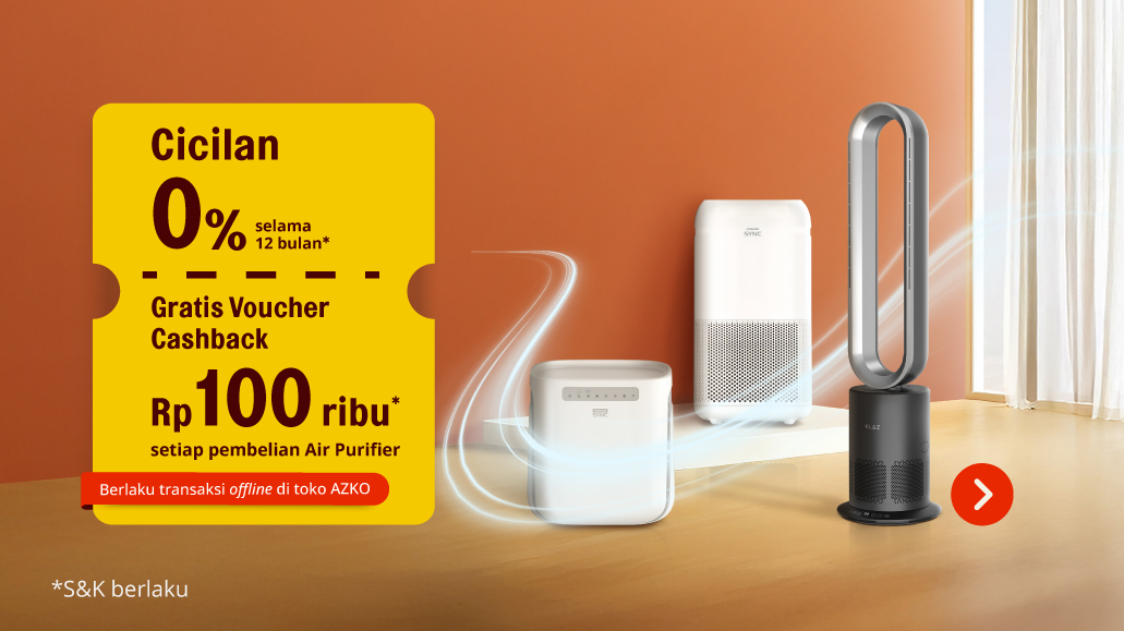 main image for promo Udara sehat 99,97% bebas virus