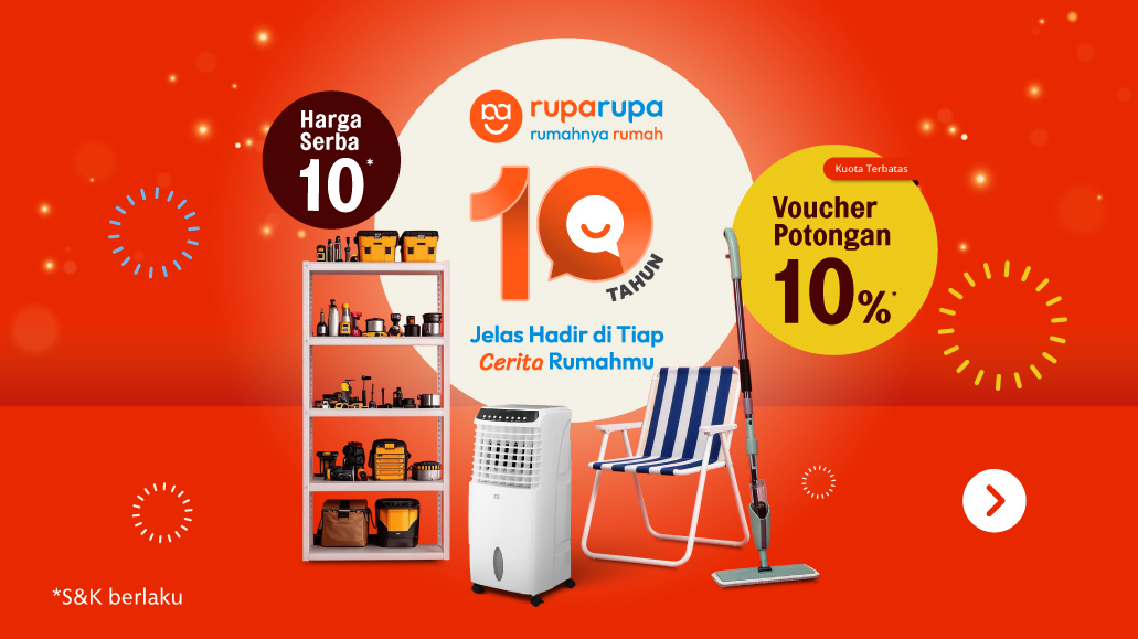 main image for promo 10th Anniversary ruparupa