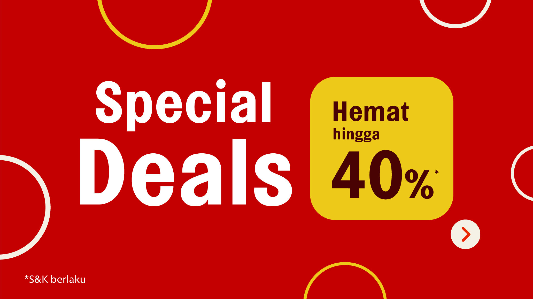 main image for promo Special Deals