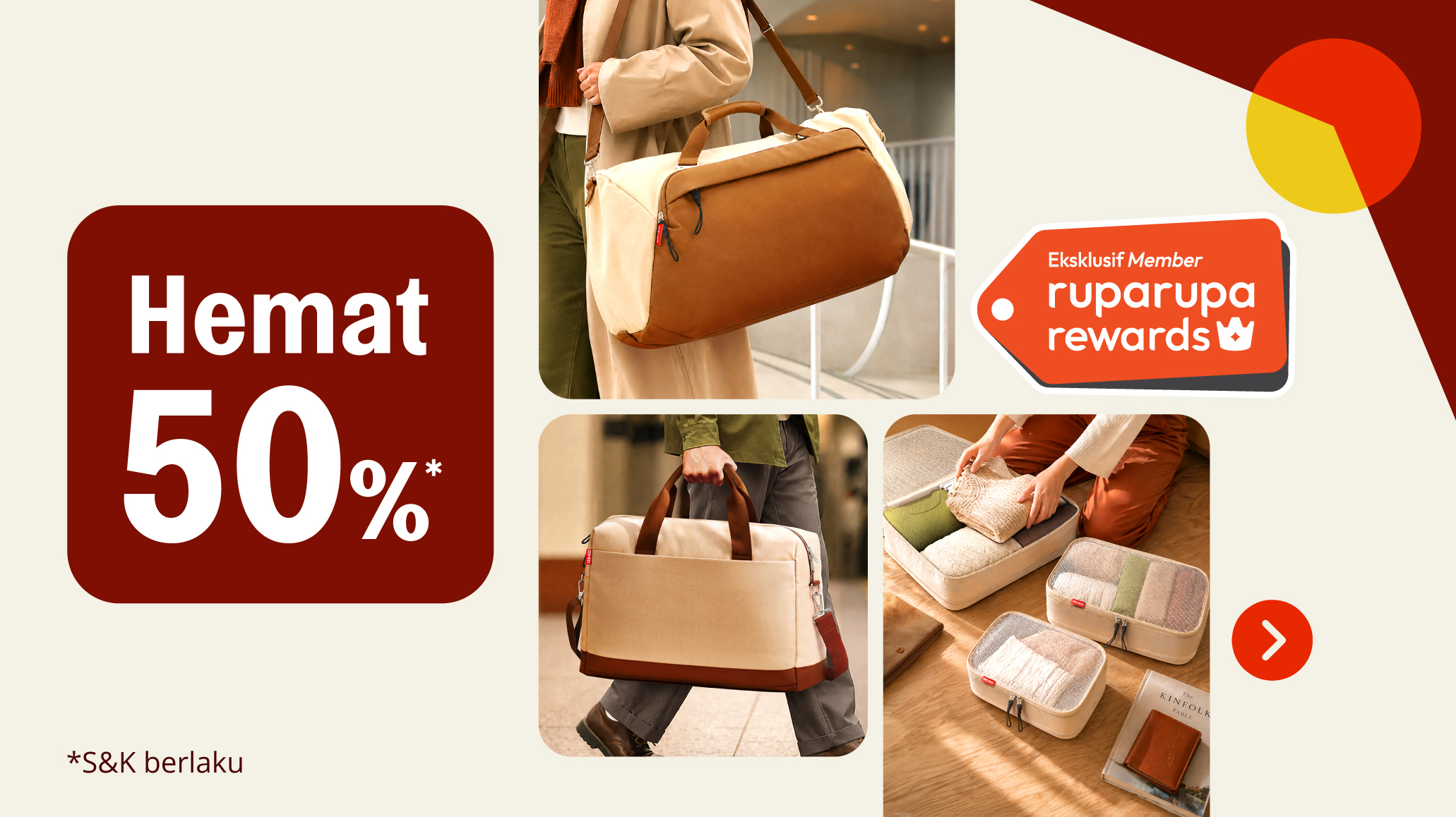 main image for promo Kumpulkan dan tukar stamps dengan Tas Travel eksklusif