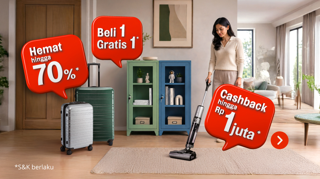 main image for promo BOOM SALE: Harga turun, kualitas hidup naik