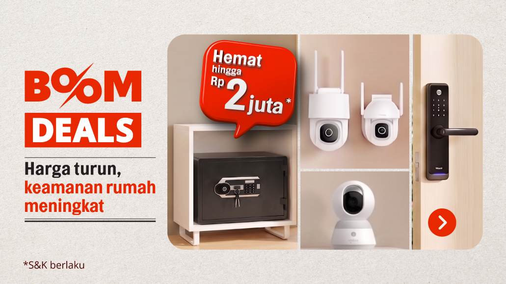 main image for promo Harga turun, keamanan rumah meningkat!