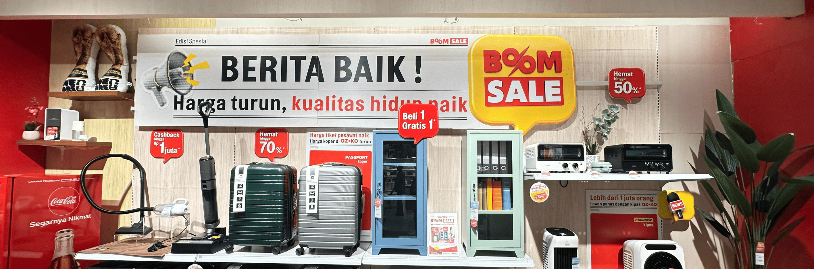 Berita Baik! Daftar Barang Ini Harganya Turun di AZKO BOOMSALE