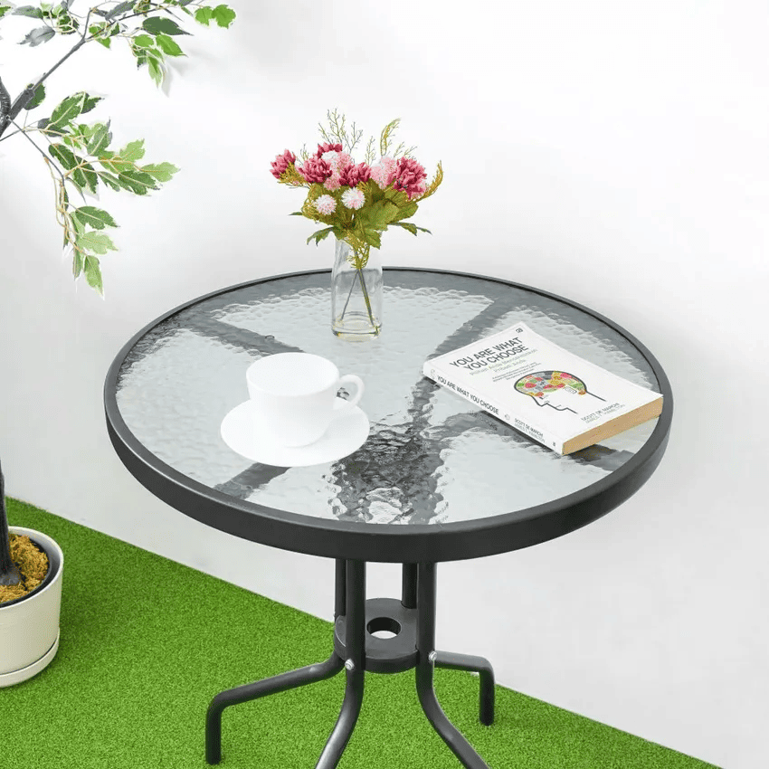 main image for Meja Besi Minimalis yang Tahan Cuaca, Cocok untuk Outdoor