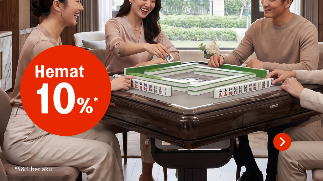 main image for promo Harga Spesial Pre-order Meja Mahjong
