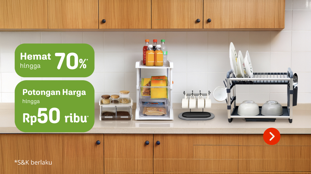 main image for promo Dapur rapi, masak lebih happy