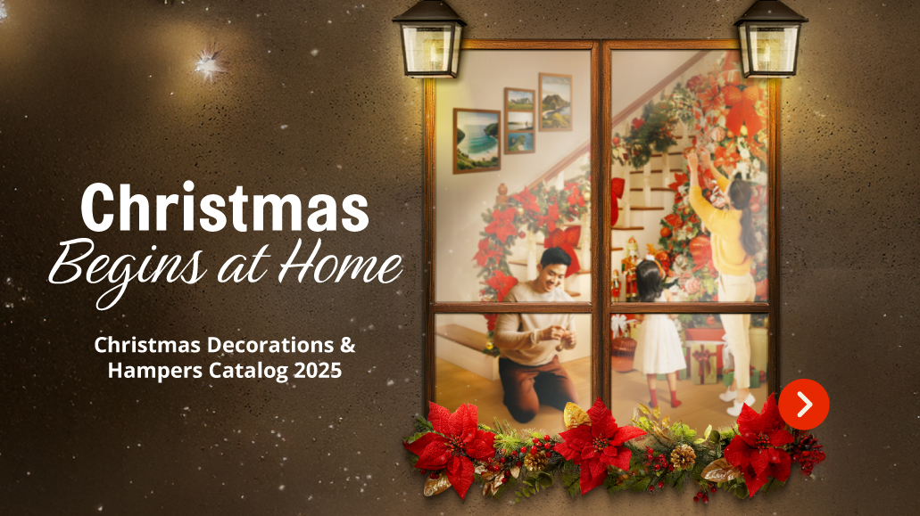 main image for promo Christmas decorations & hampers catalog