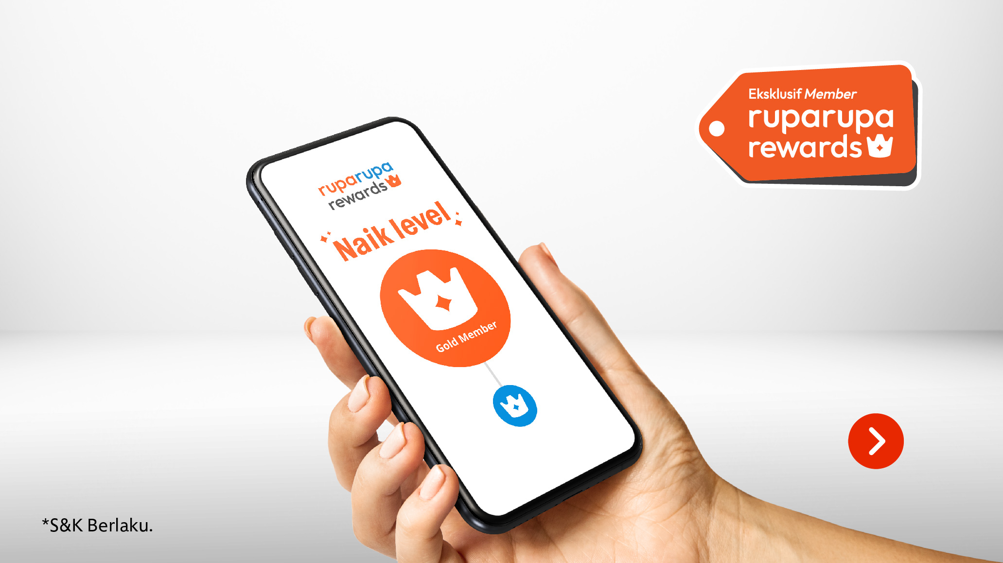 Gratis Upgrade Membership Ruparupa Rewards ke Level Gold