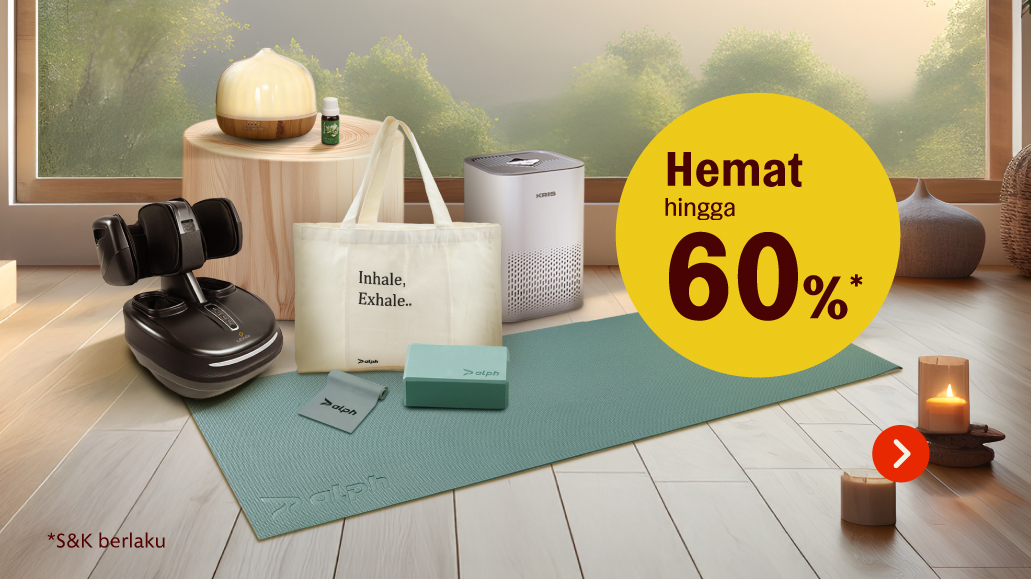 main image for promo Me-time di rumah jadi makin hemat