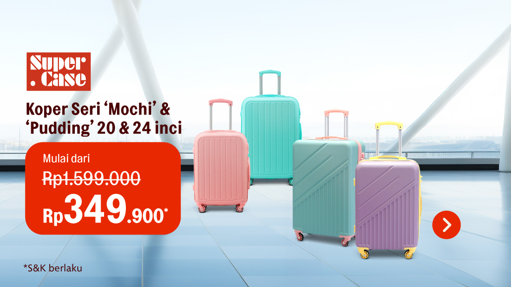 main image for promo Penawaran terbaik bulan ini Koper Mochi & Pudding